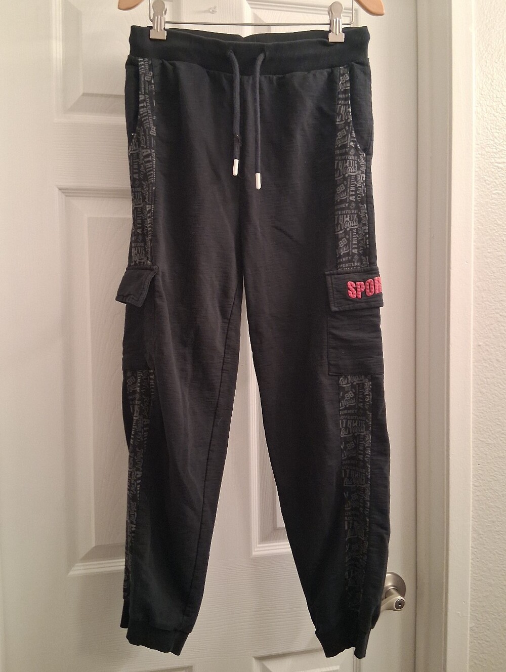 Team Spirit Black Sweat Pants Size Small